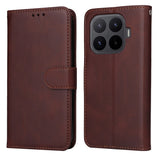 Xiaomi 17T EIDERWOOD Kunstskinn Flip Deksel m. Stropp - Brun
