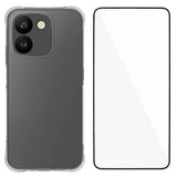 Honor 600 Smart Fleksibelt Plastdeksel med Skjermbeskytter - Gjennomsiktig