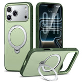 iPhone 18 Pro / 17 Pro EIDERWOOD Hybrid Plast Deksel m. Roterende Kickstand - MagSafe Kompatibel - Grønn