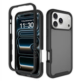 iPhone 18 Pro Max / 17 Pro Max EIDERWOOD Todelt Matt Hybrid Plast Deksel - Svart