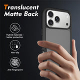 iPhone 18 Pro Max / 17 Pro Max EIDERWOOD Todelt Matt Hybrid Plast Deksel - Svart