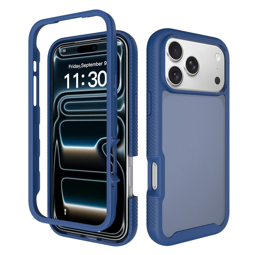 iPhone 18 Pro Max / 17 Pro Max EIDERWOOD Todelt Matt Hybrid Plast Deksel - Blå