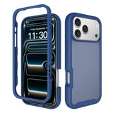 iPhone 18 Pro Max / 17 Pro Max EIDERWOOD Todelt Matt Hybrid Plast Deksel - Blå