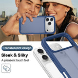 iPhone 18 Pro Max / 17 Pro Max EIDERWOOD Todelt Matt Hybrid Plast Deksel - Blå
