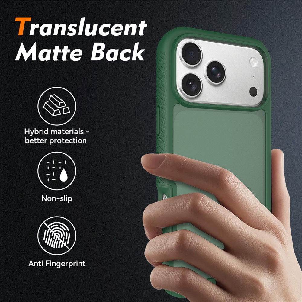 iPhone 18 Pro Max / 17 Pro Max EIDERWOOD Todelt Matt Hybrid Plast Deksel - Grønn