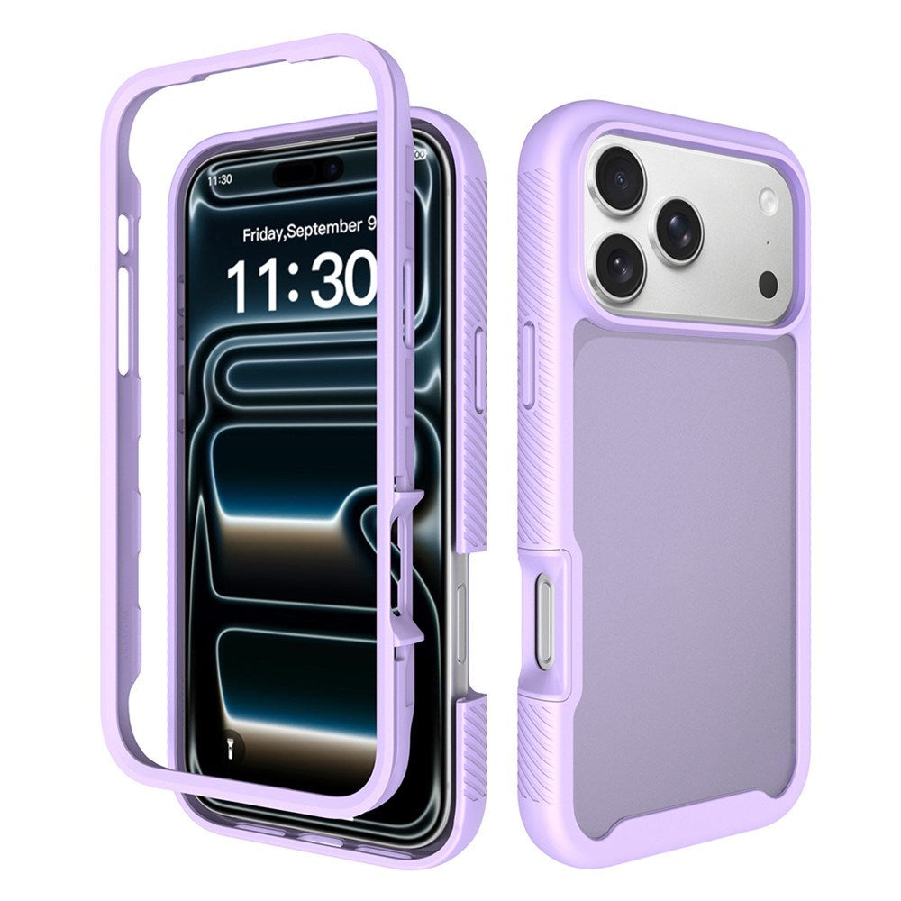 iPhone 18 Pro Max / 17 Pro Max EIDERWOOD Todelt Matt Hybrid Plast Deksel - Lilla