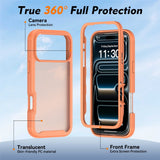 iPhone 18 Pro Max / 17 Pro Max EIDERWOOD Todelt Matt Hybrid Plast Deksel - Oransje