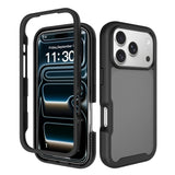 iPhone 18 Pro / 17 Pro EIDERWOOD Todelt Matt Hybrid Plast Deksel - Svart