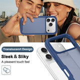 iPhone 18 Pro / 17 Pro EIDERWOOD Todelt Matt Hybrid Plast Deksel - Blå