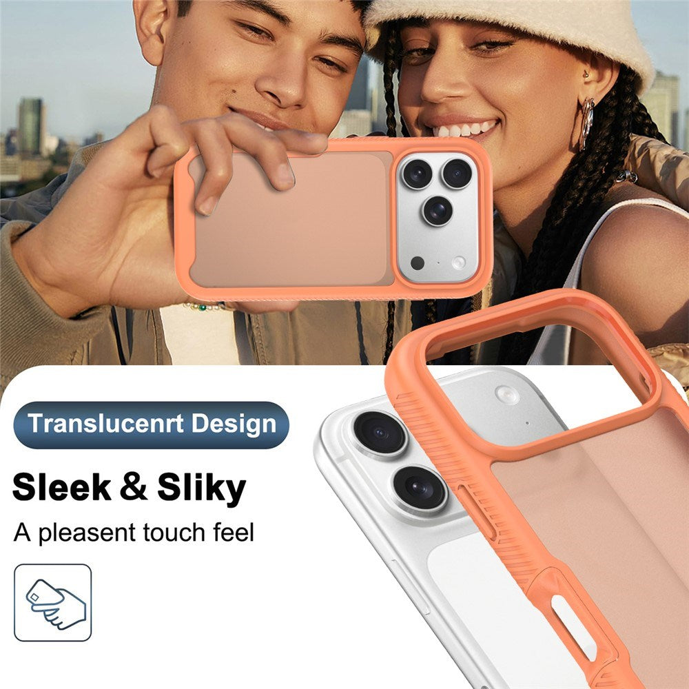 iPhone 18 Pro / 17 Pro EIDERWOOD Todelt Matt Hybrid Plast Deksel - Oransje
