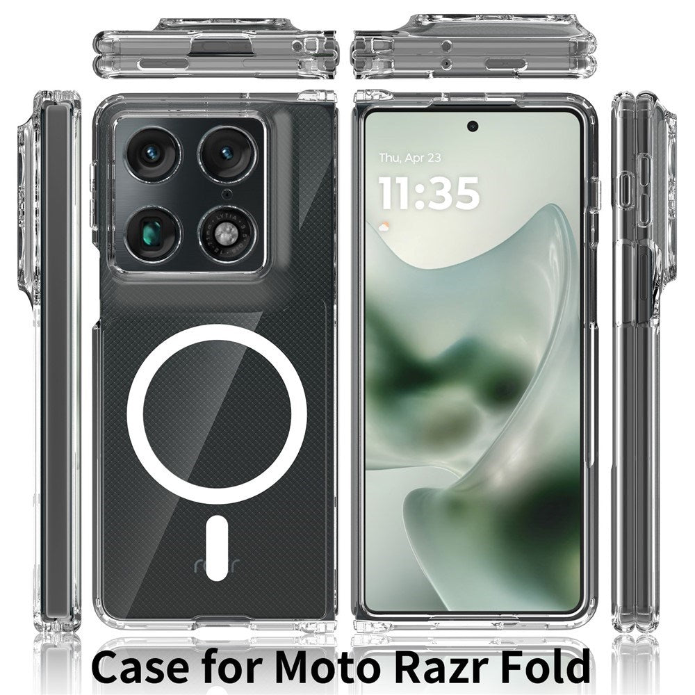 Motorola Razr Fold EIDERWOOD Hybrid Plast Deksel - MagSafe Kompatibel - Gjennomsiktig