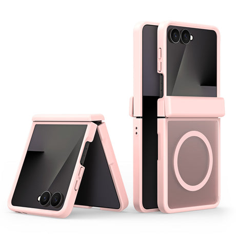 Samsung Galaxy Z Flip8 DUX DUCIS Hybrid Deksel med Matt Bakside – MagSafe Kompatibel – Rosa