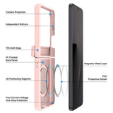 Samsung Galaxy Z Flip8 DUX DUCIS Hybrid Deksel med Matt Bakside – MagSafe Kompatibel – Rosa