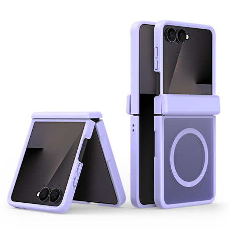 Samsung Galaxy Z Flip8 DUX DUCIS Hybrid Deksel med Matt Bakside – MagSafe Kompatibel – Lilla