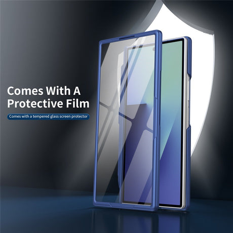 Samsung Galaxy Z Fold8 Ultra EIDERWOOD Deksel med Skjermbeskyttelse & Stativfunksjon - Blå