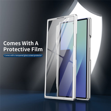 Samsung Galaxy Z Fold8 Ultra EIDERWOOD Deksel med Skjermbeskyttelse & Stativfunksjon - Sølv