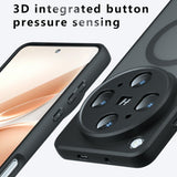 OPPO Find X9 Ultra EIDERWOOD Hybrid Deksel med Støtdemping - MagSafe Kompatibel - Matt Gjennomsiktig / Svart