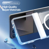 Samsung Galaxy Z Flip8 DUX DUCIS Hybrid Deksel – MagSafe Kompatibelt – Gjennomsiktig