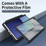 Samsung Galaxy Z Fold8 Ultra Hard Plast Deksel m. Skjermbeskytter & Støttefunksjon - Svart