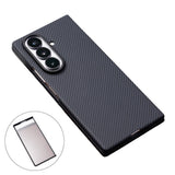 Samsung Galaxy Z Fold8 Ultra Hardt Plast Carbon Deksel - MagSafe Kompatibel - Svart