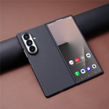Samsung Galaxy Z Fold8 Ultra Hardt Plast Carbon Deksel - MagSafe Kompatibel - Svart