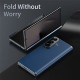 Samsung Galaxy Z Fold8 Ultra Kunstskinn Bak Deksel - Blå