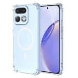 Realme 16 Pro EIDERWOOD Hybrid Plast Deksel m. Støtabsorberende Hjørner - MagSafe Kompatibel - Gjennomsiktig