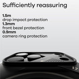 iPhone 17 Pro Max AULUMU Luminous Fleksibelt Plast Deksel – MagSafe Kompatibel – Svart