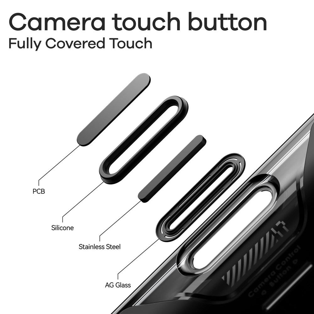 iPhone 17 Pro Max AULUMU Luminous Fleksibelt Plast Deksel – MagSafe Kompatibel – Svart