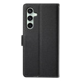 Samsung Galaxy S26 FE EIDERWOOD Flip Deksel med Kortholder og Stropp - Svart