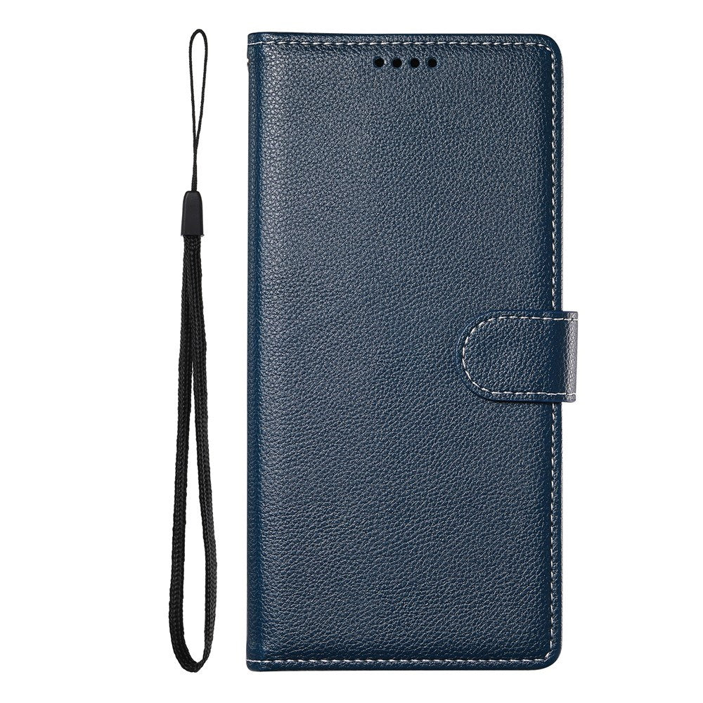 Samsung Galaxy S26 FE EIDERWOOD Flip Deksel med Kortholder og Stropp - Blå