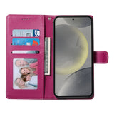 Samsung Galaxy S26 FE EIDERWOOD Flip Deksel med Kortholder og Stropp - Rosa