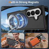 Samsung Galaxy Z Fold8 Matt Fleksibelt Plast Deksel - MagSafe Kompatibel - Svart