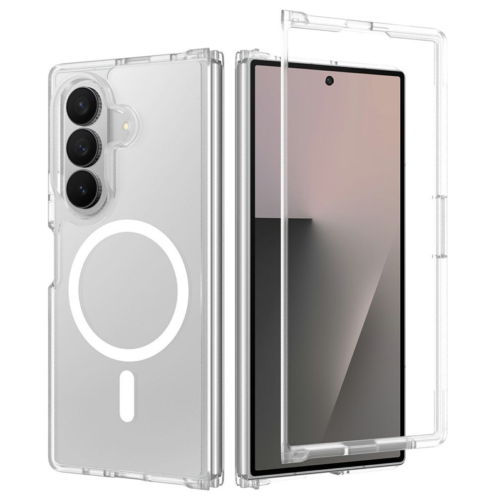 Samsung Galaxy Z Fold8 Ultra Matt Fleksibelt Plast Deksel - MagSafe Kompatibel - Gjennomsiktig