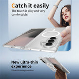 Samsung Galaxy Z Fold8 Ultra Matt Fleksibelt Plast Deksel - MagSafe Kompatibel - Gjennomsiktig