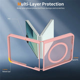 Samsung Galaxy Z Flip8 Matt Fleksibelt Plast Deksel - MagSafe Kompatibel - Rosa