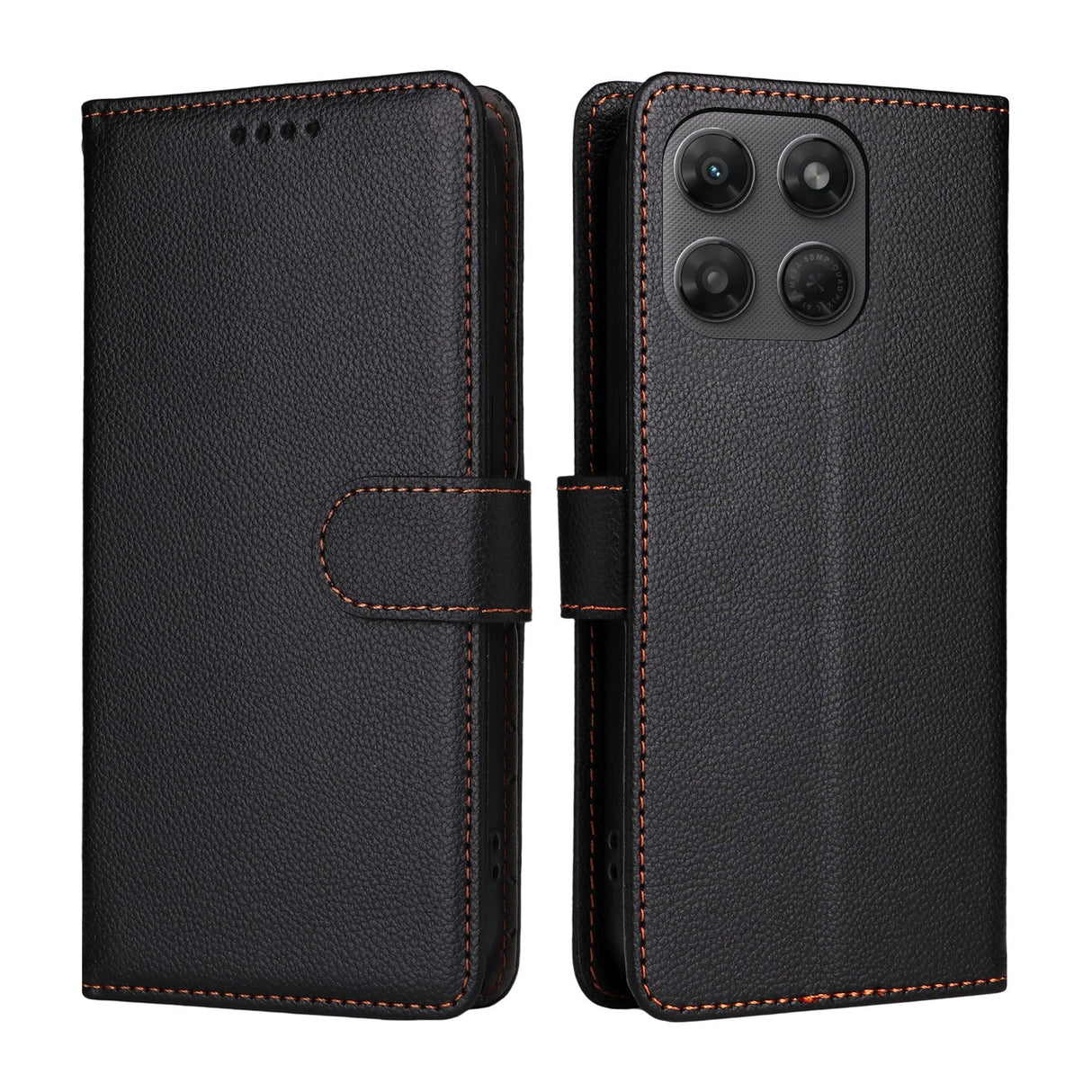 Motorola Moto G47 / G37 EIDERWOOD Flippdeksel (RFID-blokkering) - Svart