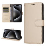 Motorola Edge 70 Pro EIDERWOOD Kunstskinn Flip Deksel m. Stropp - Beige