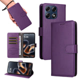 Motorola Edge 70 Pro EIDERWOOD Kunstskinn Flip Deksel m. Stropp - Lilla