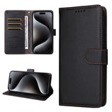 Motorola Edge 70 Pro EIDERWOOD Kunstskinn Flip Deksel m. Stropp - Svart