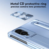 Samsung Galaxy Z Fold8 EIDERWOOD Deksel med Stylus Penn & Støtte - Blå