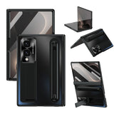 Samsung Galaxy Z Fold8 EIDERWOOD Deksel med Stylus Penn & Støtte - Svart