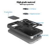OnePlus Nord CE6 EIDERWOOD Hybrid Håndverker Deksel m. Kickstand & Cam Slider - Blå