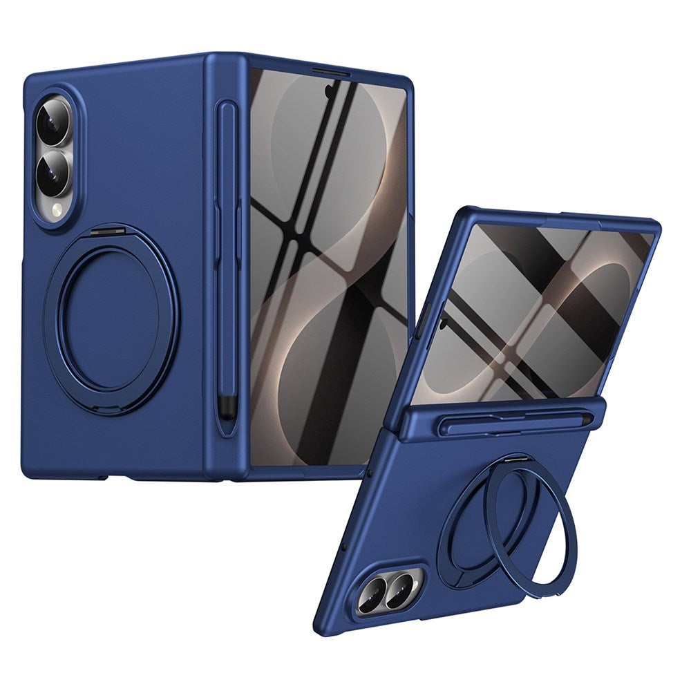 Samsung Galaxy Z Fold8 EIDERWOOD Deksel med Skjermbeskyttelse & Stativfunksjon - Blå