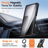 Samsung Galaxy Z Fold8 Ultra / Fold7 EIDERWOOD Håndverker Deksel med Indbygget Kickstand - MagSafe Kompatibel - Svart