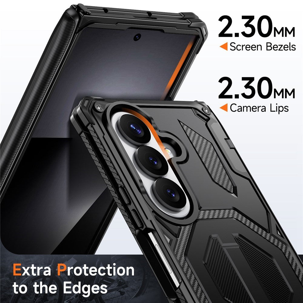 Samsung Galaxy Z Fold8 Ultra / Fold7 EIDERWOOD Håndverker Deksel med Indbygget Kickstand - MagSafe Kompatibel - Svart