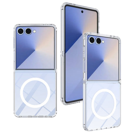 Samsung Galaxy Z Flip8 EIDERWOOD Hybrid Plast Deksel - MagSafe Kompatibel - Gjennomsiktig