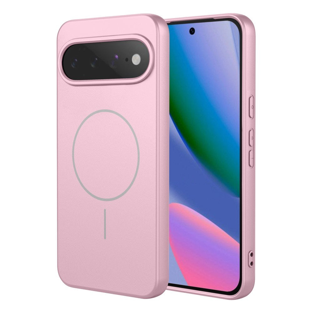 Google Pixel 11 EIDERWOOD Fleksibelt Plast Deksel m. Fôr Innvendig - MagSafe Kompatibel - Rosa