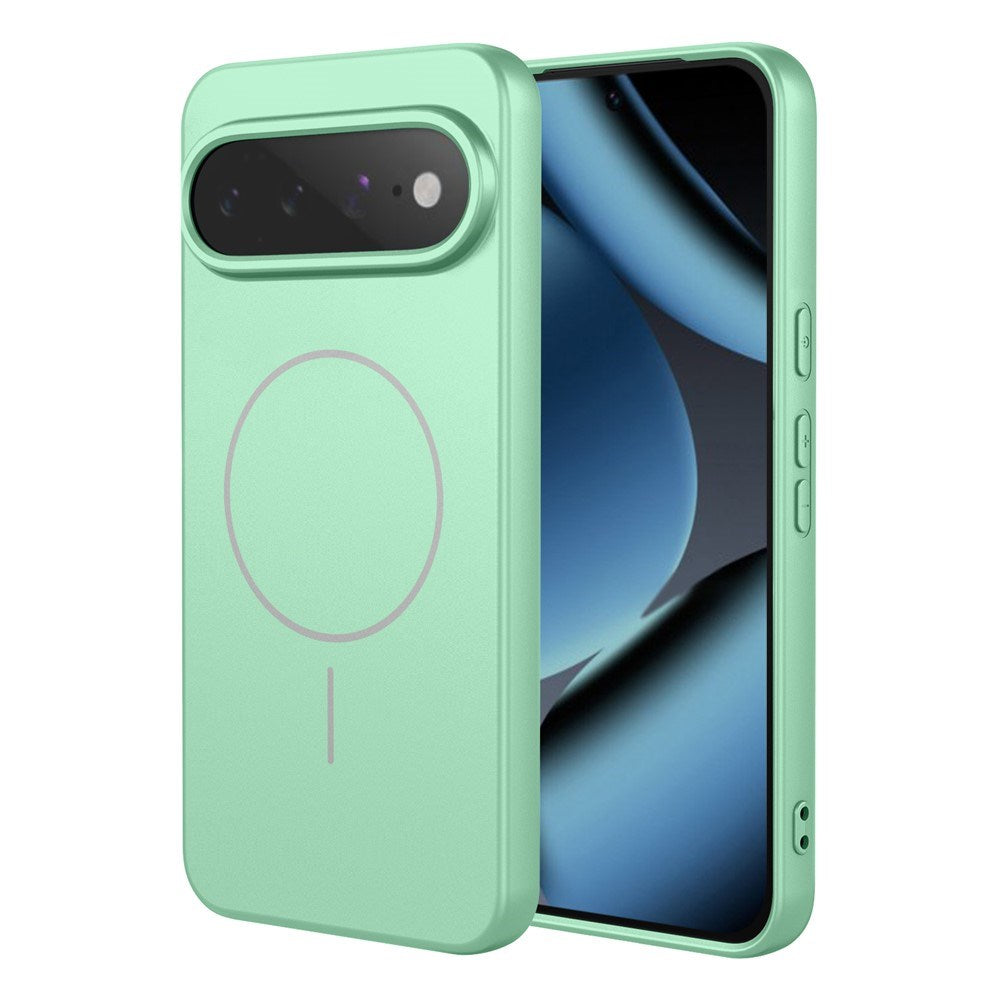 Google Pixel 11 Pro EIDERWOOD Fleksibelt Plast Deksel m. Fôr Innvendig - MagSafe Kompatibel - Lysgrønn