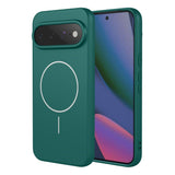 Google Pixel 11 Pro XL EIDERWOOD Fleksibelt Plast Deksel m. Fôr Innvendig - MagSafe Kompatibel - Mørkegrønn